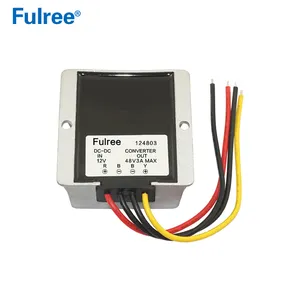 Fulree Non-Isolated 12VDC to 48VDC 3A 144W DC-DC Converter With IP68 Waterproof