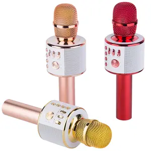 3-in-1 el kablosuz Karaoke mikrofonu hoparlör taşınabilir karaoke