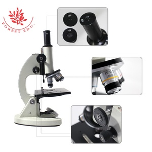 Diapositivas preparadas Caja de regalo Cabeza vertical Microscopio introductorio para estudiantes - Product Image 5