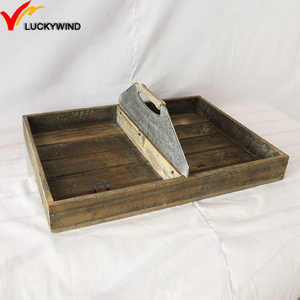 Farmhouse Wooden Garden <strong>Tool</strong> <strong>Caddy</strong> With Handle - Product Image 6