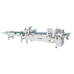 ZH-980 In Voorraad Hoge Snelheid Automatische Rechte Folder Gluer Duplex Lijmmachine