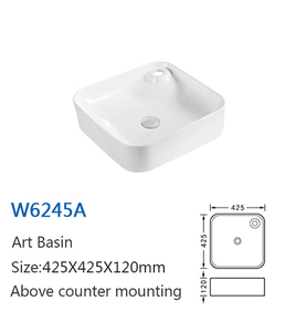 Venta caliente de alta calidad superficie sólida rectangular sobre encimera <span class=keywords><strong>lavabo</strong></span> - Product Image 4