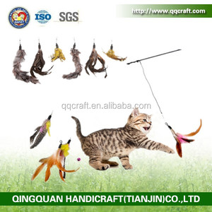 Ricarica sostituzione <span class=keywords><strong>Piume</strong></span> per Da Giocattolo <span class=keywords><strong>Uccello</strong></span> Piuma Teaser Bacchetta Pole Giocattolo Gatto - Product Image 1