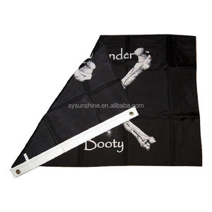3*5 ft Deadman Poitrine Pirate Drapeau Tricorner Bateau Bannière Fanion New Jolly Roger Morts - Product Image 6