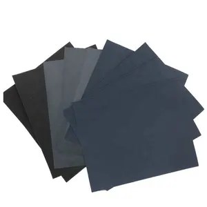 लेटेक्स समर्थन गीले और सूखे घर्षण sanding कागज काले निविड़ अंधकार sandpaper