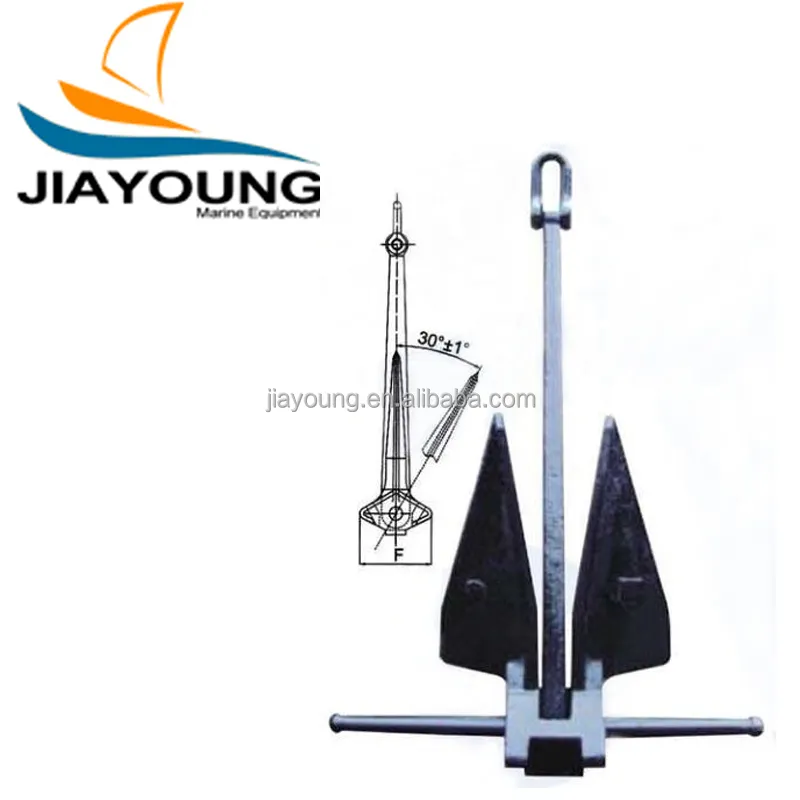 Different Weight Carbon Steel Anchor Used For Ship