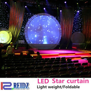 Luci a Tenda LED con Stelle Scintillanti / Illuminazione Flessibile in Tessuto per Decorazioni di Matrimoni, Natale, Feste ed Eventi - Product Image 2