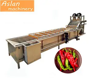 spices spraying drying machine/ hotbed chives washing cleaning machine/ Spinach leafy vegetable cleaning line