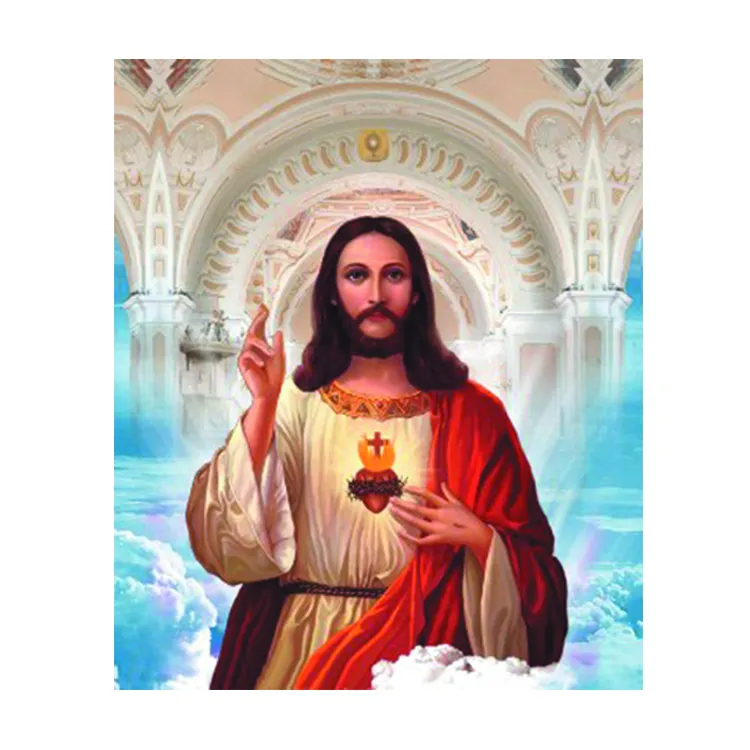 رائجة البيع نوعية جيدة ثلاثية الأبعاد صورة يسوع المسيح