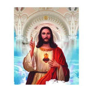 गर्म बेच अच्छी गुणवत्ता 3d यीशु मसीह के चित्र