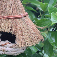 Nichoir d'extérieur en herbe pour oiseaux - Pochettes de repos pour oiseaux