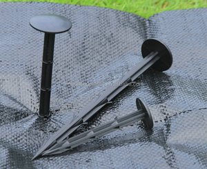10Cm 15Cm Màu Đen Nhựa Gai Lều Pins Pegs/Nhựa Ground Pegs Weed Mat, Nhựa Nail, Mulch Pegs Trong Làm Vườn - Product Image 6