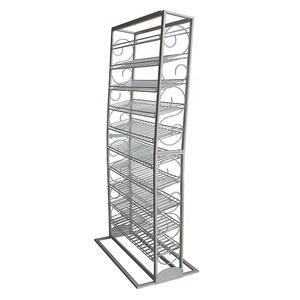 Estante de Metal de 10 niveles para esmalte de uñas, organizador de aceites esenciales para Perfume, soporte de exhibición - Product Image 4