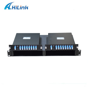 1U Rack Mount 2-Slot Nửa Kích Thước LGX Cassette Dual Fiber LC/UPC OADM <span class=keywords><strong>8</strong></span> Kênh <span class=keywords><strong>Demux</strong></span> 8CH <span class=keywords><strong>DWDM</strong></span> <span class=keywords><strong>Mux</strong></span> - Product Image 3