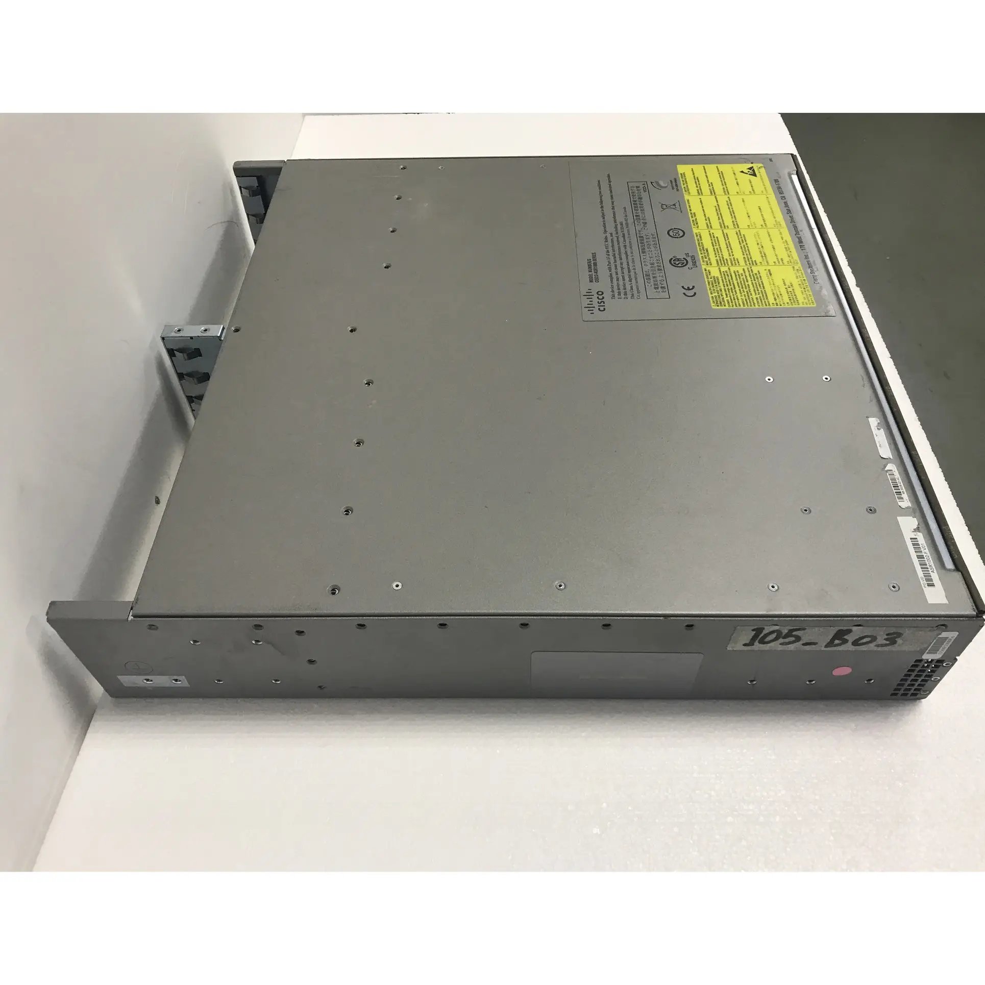 Used ASR1002-F router with ASR1000-ESP5 dual AC power supply in good condition ASR 1000 Series