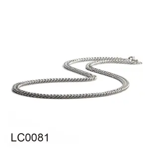 优质不锈钢时尚 1.2毫米研磨链项链