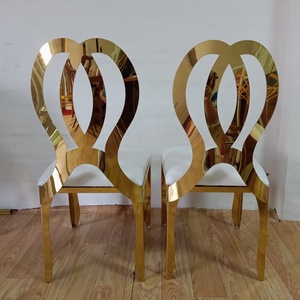 Silla de boda de acero inoxidable para <span class=keywords><strong>banquetes</strong></span> modernos de alta calidad para eventos - Product Image 4