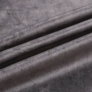 100%Polyester Knitted Brushed Micro Velvet Upholstery Fabric Korea