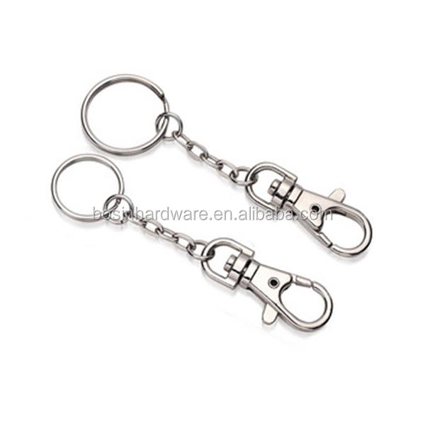 Модное высококачественное металлическое кольцо-брелок с защелкой