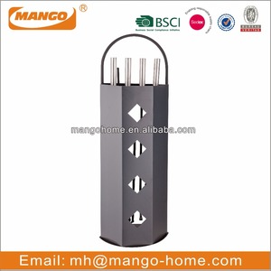 5pcs Traditional Free Standing Stainless Steel <strong>Fireplace</strong> <strong>Tool</strong> - Product Image 4