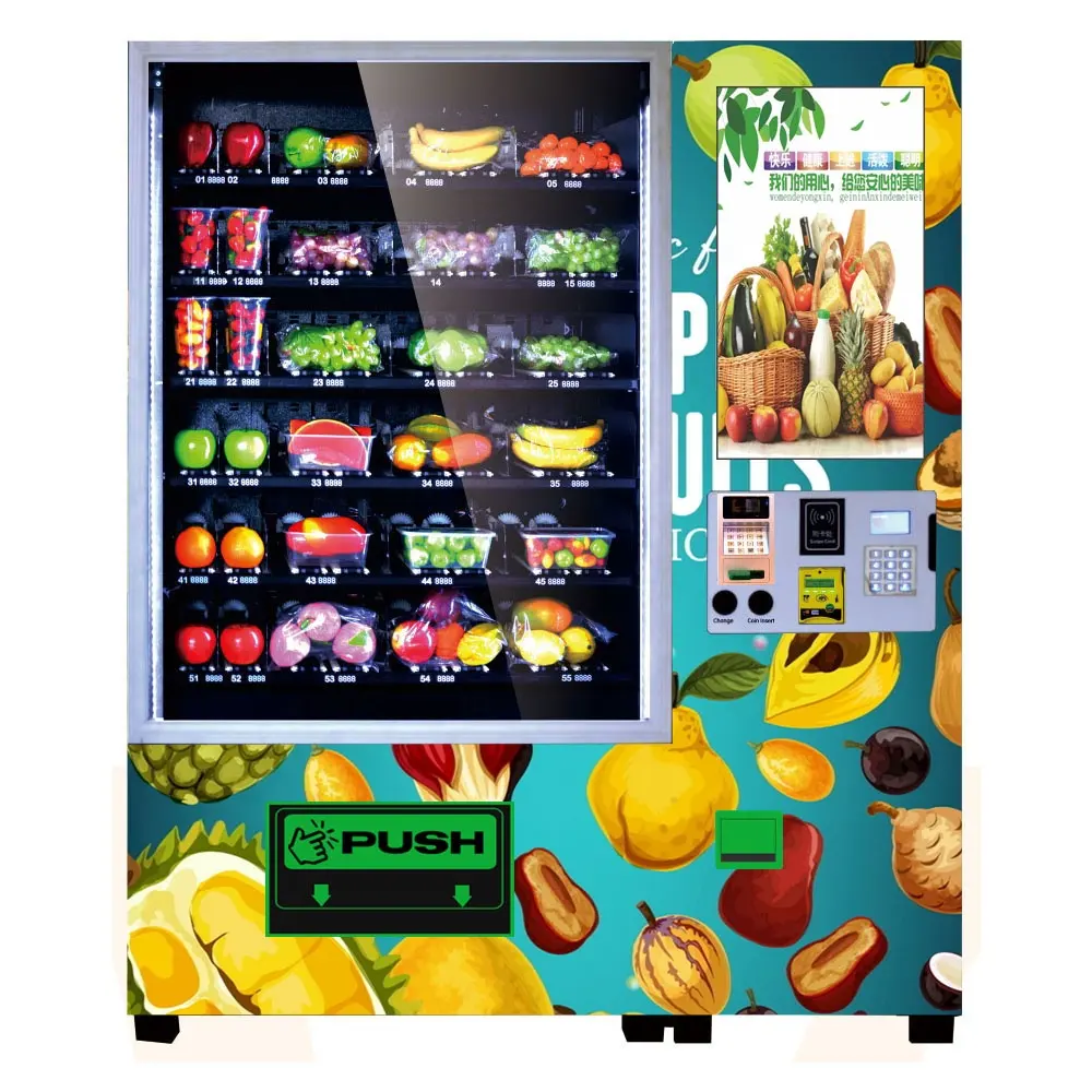 Rumänien Touch Screen Vending Maschine mit Große Media Display mit lift