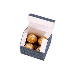 Elegante Caja de Cartón de Lujo para Chocolates, Empaque de Regalo de Papel con Tapa, Relieve, Laminación Mate y Brillante para Uso Alimentario - Product Image 3