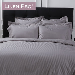 Hotel barato <span class=keywords><strong>funda</strong></span> de edredón conjunto de ropa de cama de hotel de 600 tc + hotel textil ropa de cama sábanas <span class=keywords><strong>funda</strong></span> nórdica gris - Product Image 2