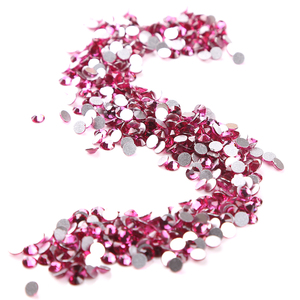 Rhinestones no calientes del arreglo para la decoración del vestido SS8 fucsia - Product Image 2