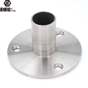 Thép Không Gỉ <span class=keywords><strong>Wall</strong></span> <span class=keywords><strong>Mount</strong></span> Vòng Ống Bài Neo Chân Đường Ray Phù Hợp Dài Hàn Cổ Tấm Mù Mặt Bích Cơ Sở - Product Image 3