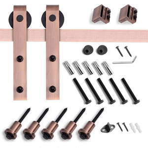 Kit <span class=keywords><strong>de</strong></span> système <span class=keywords><strong>de</strong></span> rail <span class=keywords><strong>de</strong></span> <span class=keywords><strong>porte</strong></span> <span class=keywords><strong>de</strong></span> <span class=keywords><strong>grange</strong></span> coulissante portes intérieures d'<span class=keywords><strong>occasion</strong></span> - Product Image 1