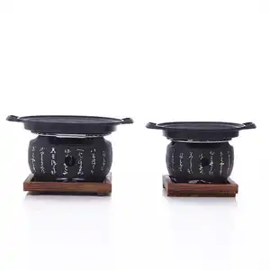 Портативный Yakitori японский глиняный Уголь Керамический Мини барбекю гриль