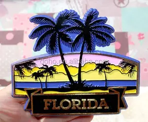 TOURIST SOUVENIR imán de nevera de PVC de FLORIDA, hoja magnética personalizada al por mayor, imán fuerte --- DH20208