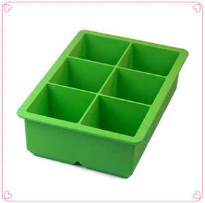 Gran <span class=keywords><strong>plaza</strong></span> cube tray silicona, moda bandejas de cubitos de hielo, cóctel cubo mágico del gran bandeja de cubitos de hielo - Product Image 2