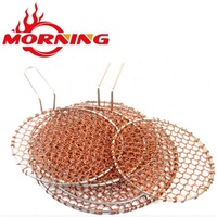 Grille de barbecue en acier inoxydable à mailles métalliques expansées pour restaurant coréen intérieur, équipement de rôtisserie de viande, en vente