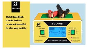 Chargeur de <span class=keywords><strong>batterie</strong></span> à impulsion Intelligent, Portable, <span class=keywords><strong>6V</strong></span>, avec affichage numérique, pour Batteries au plomb, mah - Product Image 3