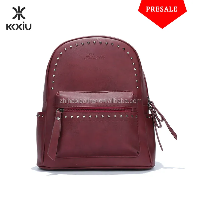 Berühmte marke PU leder rucksack für teenager frauen mochila großhandel fabrik preis online shopping usa sac a dos