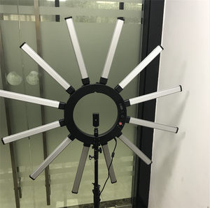 Rundour TL-1800S 180w الة تصوير led الفيديو الضوئي مع 12 أنبوب عيون نجم استوديو الصور حلقة أضواء مصباح CRI95 - Product Image 1