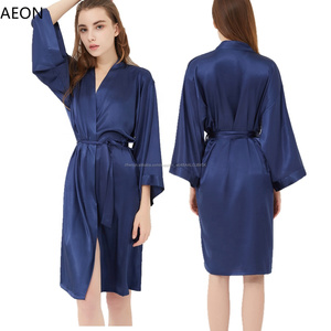 Chinois Satin Kimono Robe De Mariée Soie Douche Robe Pour la Mariée et De Demoiselle D'honneur De Noce - Product Image 5