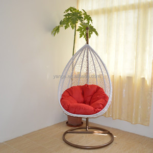 Columpio <span class=keywords><strong>de</strong></span> Jardín <span class=keywords><strong>de</strong></span> Hierro, Silla Colgante Tipo Huevo para Adultos, Hamacas Modernas - Product Image 2