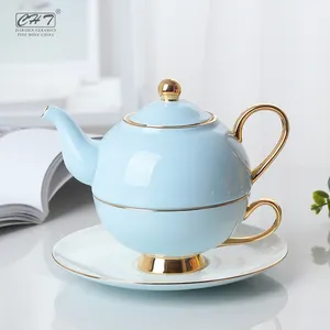 Antico designer giapponese ecofriendly personalizzato porcellana ristorante chaozhou ceramica promozionale tea set coffee pot con la tazza