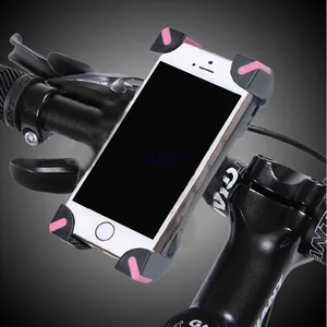 Suporte do telefone móvel bicicleta guiador Stem Mount Bracket para Smartphone