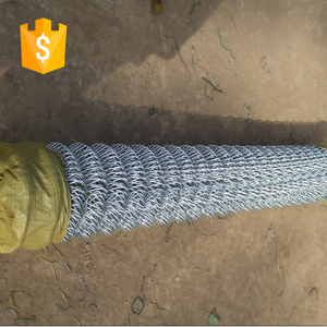 Mạ kẽm 6 Gauge Chuỗi liên kết hàng rào 6 chân/Chuỗi liên kết hàng rào mỗi mét vuông Trọng lượng với giá tốt nhất - Product Image 2