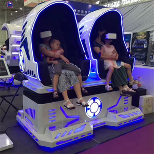 Atracciones en películas teatro máquina de juegos de 360 grados 2 asientos de 9D huevo cine VR - Product Image 1