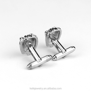 ファッションアクセサリーアニマルライオンヘッドシルバーカフリンクス - Product Image 6