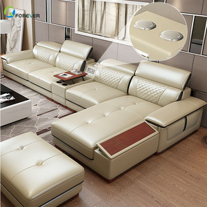 Canapé de <span class=keywords><strong>salon</strong></span> européen à succès, canapé 7 places, ensemble de canapés, style moderne simple, canapé double en cuir - Product Image 1