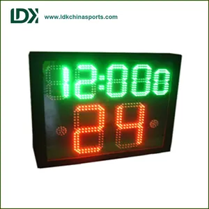 LDK1301 Club Gimnasio Universitario Escuela Canasta baloncesto,5 dígitos Reloj de 24 segundos para los juegos de baloncesto