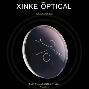 Quang Học 1.591 Polycarbonate <span class=keywords><strong>Progressive</strong></span> <span class=keywords><strong>HMC</strong></span> Mắt Kính - Product Image 3