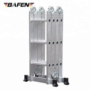 Thang Giàn Giáo Heavy Duty Nhôm Khổng Lồ 12 Feet Đa Mục Đích Gấp Bước Mở Rộng - Product Image 3