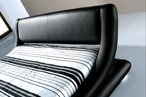 Hot Sale Bedroom Furniture Modern Pu <strong>Leather</strong> <strong>Bed</strong> King Size <strong>Faux</strong> <strong>Leather</strong> <strong>Beds</strong> <strong>Frame</strong> - Product Image 5