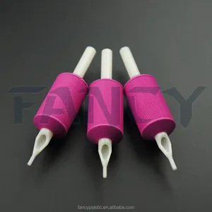 1'' Disposable plastic tattoo tube and tattoo grip for wholesale